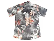 Vorschaubild 2 von Project X Herren Freizeithemd Kurzarm Blumenmuster Gr. 40