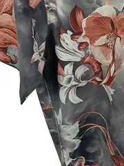 Vorschaubild 3 von Project X Herren Freizeithemd Kurzarm Blumenmuster Gr. 40