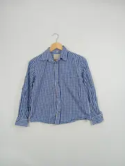 Vorschaubild 2 von Krüger Kinder Freizeithemd kariert Blau Gr. 164 Langarm Casual