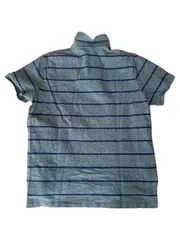Vorschaubild 3 von Herren Poloshirt Gestreift Grau Gr. 52;XL