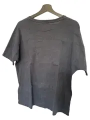 Vorschaubild 2 von Damen T-Shirt Basic Schwarz Gr. 38/M Baumwolle Kurzarm