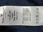 Vorschaubild 4 von Damen Bluse Gr. 34/XS Blau Viskose Kurzarm Klassisch Elegant