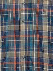 Vorschaubild 4 von Herren Flanellhemd kariert Langarm Mehrfarbig Gr. 44/XS
