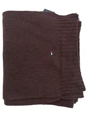 Vorschaubild 1 von Schal Herren Rippstrick Wolle Braun 180x29 cm Klassisch