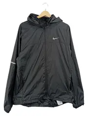 Vorschaubild 1 von Running Shield Herren Laufjacke Windbreaker Kapuze Schwarz XL