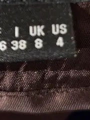 Vorschaubild 5 von Collection Faltenrock Damen Gr. 34/XS Braun Wolle Midi