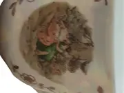 Vorschaubild 2 von Tasse Porzellan Romantisch Blumenmuster Weiß Made in GDR