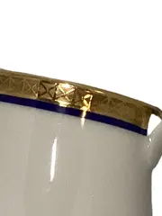 Vorschaubild 3 von Milchkännchen Porzellan Klassisch Weiß Geometrisch 9.5cm