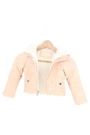 Vorschaubild 1 von Kinder Steppjacke Rosa Gr. 98 mit Kapuze Casual Gesteppt