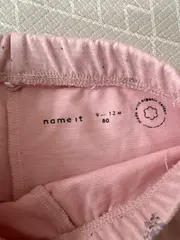 Vorschaubild 2 von Baby Mädchen Leggings Rosa Blumenmuster Gr. 80 Bio-Baumwolle