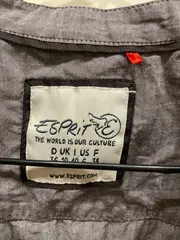 Vorschaubild 2 von Damen Bluse Gr. 36 Grau Casual Langarm Baumwolle