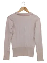 Vorschaubild 2 von Damen Pullover Wickeloptik Rosa Gr. 34;XS Klassisch Elegant