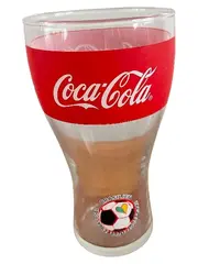 Vorschaubild 1 von Glas Brasilien Fußball Fan Becher 300ml Rot Sammelglas Trinkglas