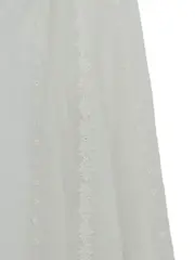 Vorschaubild 6 von Damen Bluse Gr. 38 M Weiß Feminin Langarm Stickerei