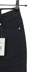 Vorschaubild 2 von Skinny Jeans Damen Schwarz Gr. W34/L30 Slim Fit Stretch