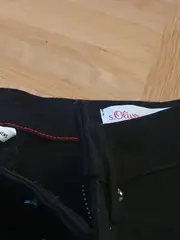 Vorschaubild 6 von Skinny Jeans Damen Schwarz Gr. W34/L30 Slim Fit Stretch