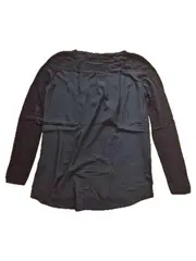 Vorschaubild 2 von Damen Pullover Schwarz Gr. 38 M Langarm Viskose Kaschmir Casual