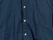 Vorschaubild 4 von Herren Freizeithemd Blau Gr. 56/3XL Casual Langarm Baumwolle