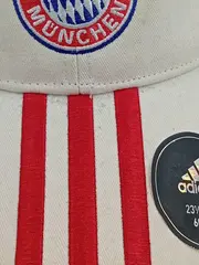 Vorschaubild 4 von FC Bayern München Cap Basecap Beige Herren 60cm Logo 3 Streifen Kappe