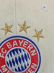 Vorschaubild 3 von FC Bayern München Cap Basecap Beige Herren 60cm Logo 3 Streifen Kappe