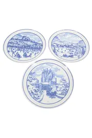 Vorschaubild 2 von Wandteller Alzey Weihnacht 3er Set Winterlandschaft Mehrfarbig 20cm