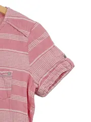Vorschaubild 3 von Damen Sommerkleid gestreift Pink Gr. 36 Casual Baumwolle