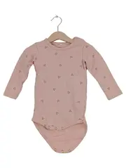 Vorschaubild 1 von Baby Mädchen Langarm Body Gr. 80 Rosa Blumenmuster