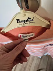 Vorschaubild 3 von Kinder Pullover Rosa Gestreift Gr. 104, 110 Baumwolle