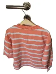 Vorschaubild 2 von Kinder Pullover Rosa Gestreift Gr. 104, 110 Baumwolle