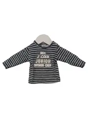Vorschaubild 1 von Langarmshirt Kinder Gr. 62 Blau Gestreift Casual Schriftzug
