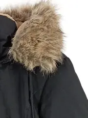 Vorschaubild 4 von Damen Parka Gr. S schwarz Fellkapuze Winterjacke gefüttert