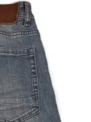 Vorschaubild 3 von Herren Jeans Regular Fit Blau W30/46/S Knopf Lederdetails