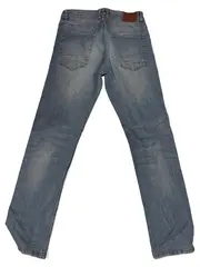 Vorschaubild 2 von Herren Jeans Regular Fit Blau W30/46/S Knopf Lederdetails