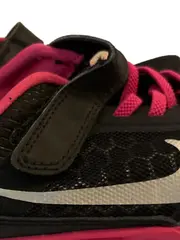 Vorschaubild 4 von Kinder Laufschuhe Mädchen Schwarz Pink Gr. 34 Klettverschluss Schnürung