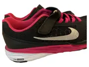 Vorschaubild 2 von Kinder Laufschuhe Mädchen Schwarz Pink Gr. 34 Klettverschluss Schnürung