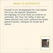 Vorschaubild 4 von Passtah Strategiespiel 2 Spieler Brettspiel Taktikspiel ab 6 Jahren