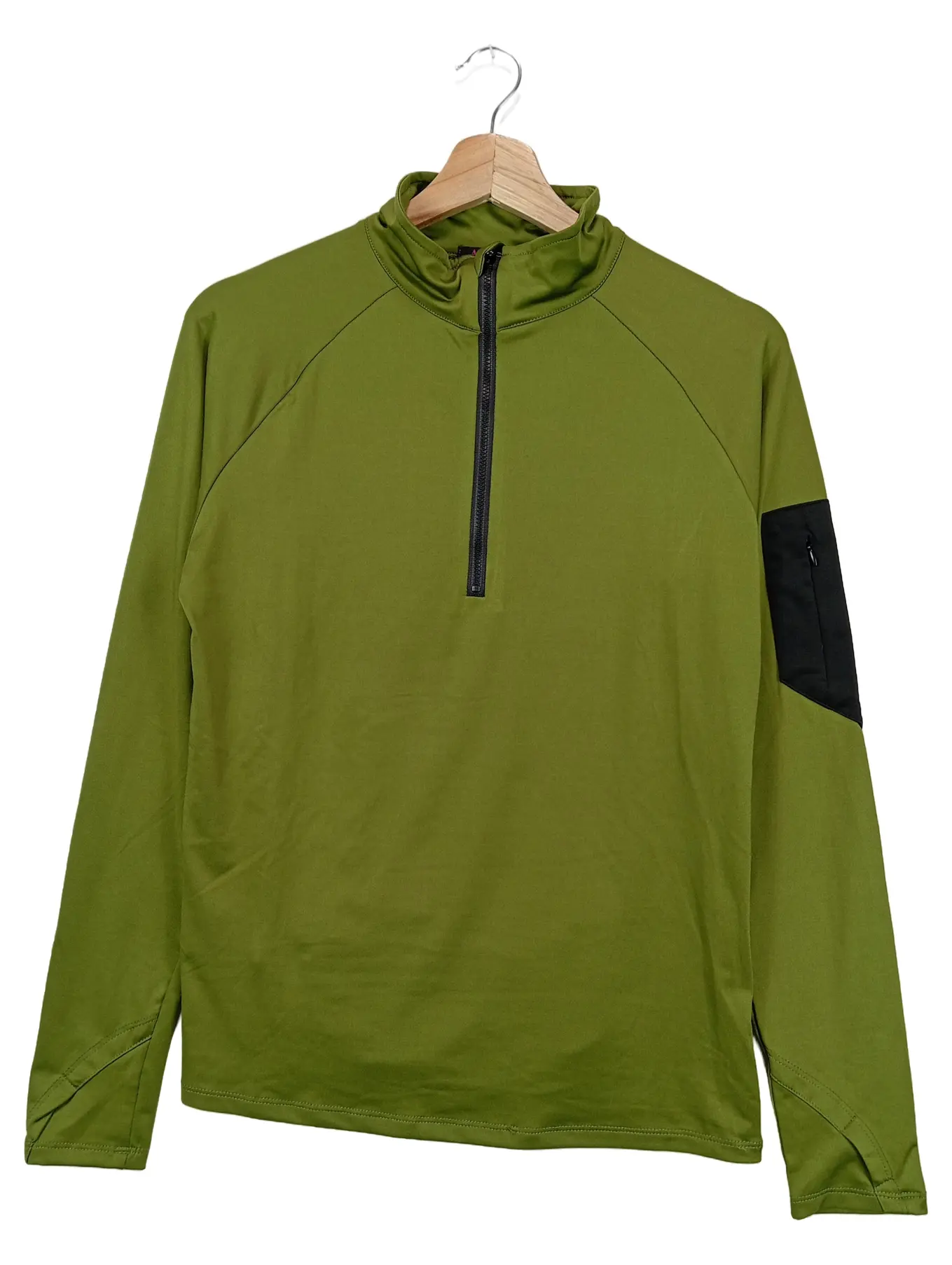 ADOME Damen Sport Shirt Langarm Grün Gr. 40/L Outdoor Funktionsshirt