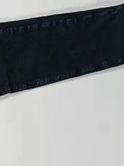 Vorschaubild 4 von Damen Jeans Slim Fit Schwarz Gr. W34 L28 Baumwolle Nieten