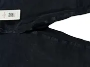 Vorschaubild 3 von Damen Jeans Slim Fit Schwarz Gr. W34 L28 Baumwolle Nieten