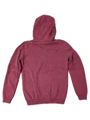 Vorschaubild 3 von Herren Kapuzenpullover Strick Hoodie Gr. M Rot Meliert Baumwolle