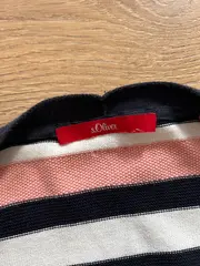 Vorschaubild 4 von Damen Strickjacke Gestreift Langarm Viskose Baumwolle Gr. 46/3XL