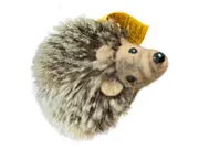 Vorschaubild 1 von 1870/06 Igel Baby Kuscheltier Meliert Braun 3cm