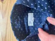 Vorschaubild 4 von Herren Freizeithemd Langarm Baumwolle Punkte Blau Gr. S