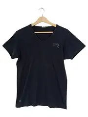Vorschaubild 1 von Herren T-Shirt V-Ausschnitt Schwarz Gr. 50/L Casual