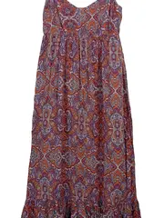 Vorschaubild 2 von Damen Sommerkleid Maxikleid 34/XS Mehrfarbig Bohemian Paisley Viskose