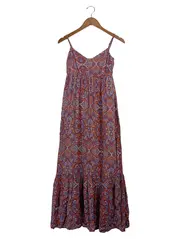Vorschaubild 1 von Damen Sommerkleid Maxikleid 34/XS Mehrfarbig Bohemian Paisley Viskose