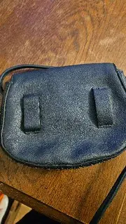 Vorschaubild 4 von Damen Umhängetasche Blau Klein Uni Nieten Polyurethan