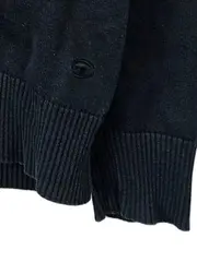 Vorschaubild 2 von Herren Pullover Basic Uni Rippstrick Baumwolle Schwarz L