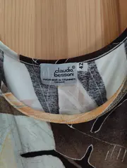 Vorschaubild 4 von Damen Freizeitkleid Blattmuster Mehrfarbig Gr. 42;XL