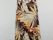 Vorschaubild 3 von Damen Freizeitkleid Blattmuster Mehrfarbig Gr. 42;XL